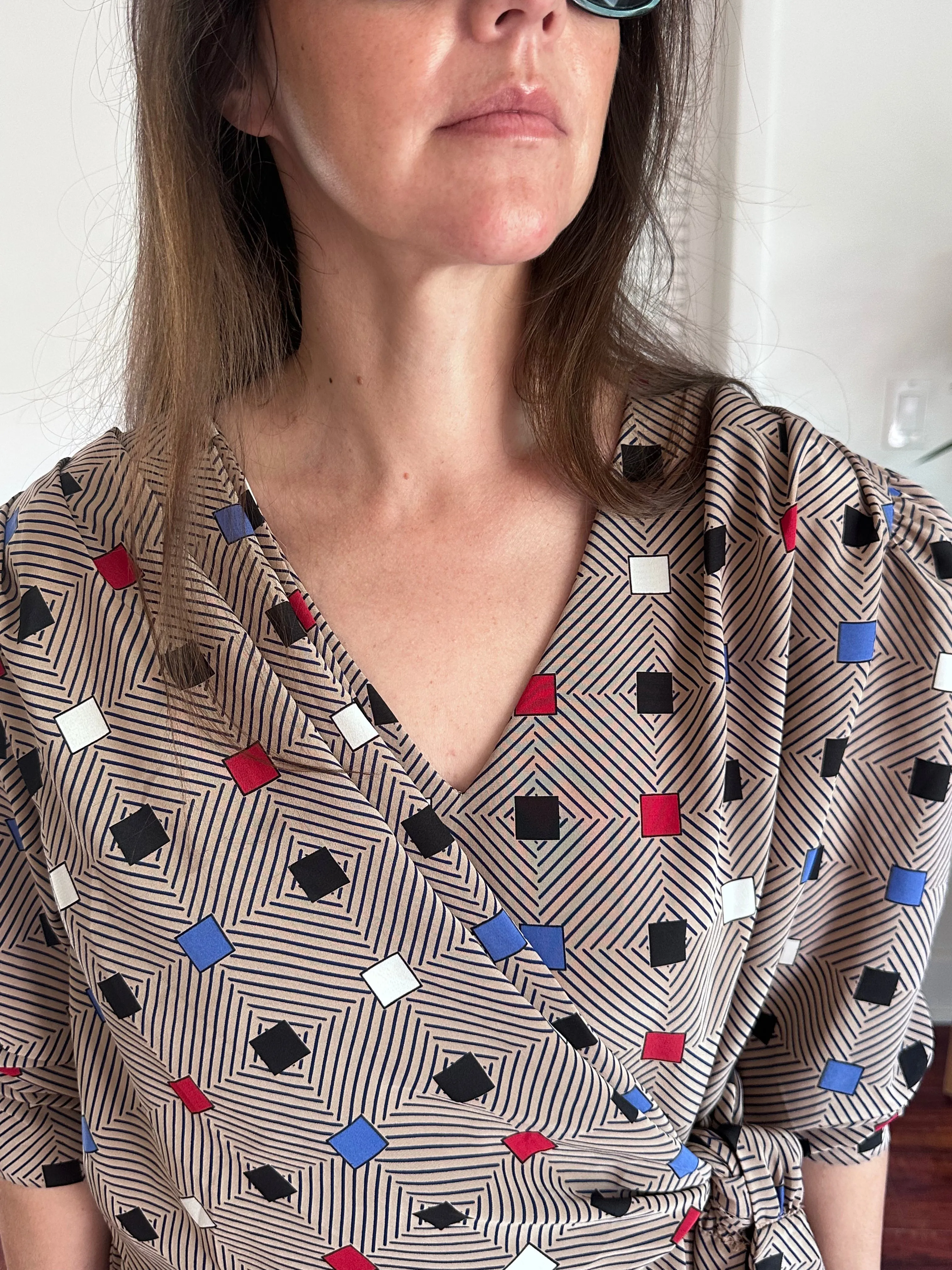 Vintage Jean Nidetch Wrap Dress