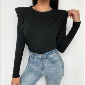 Win With Confidence Padded Shoulder Tee