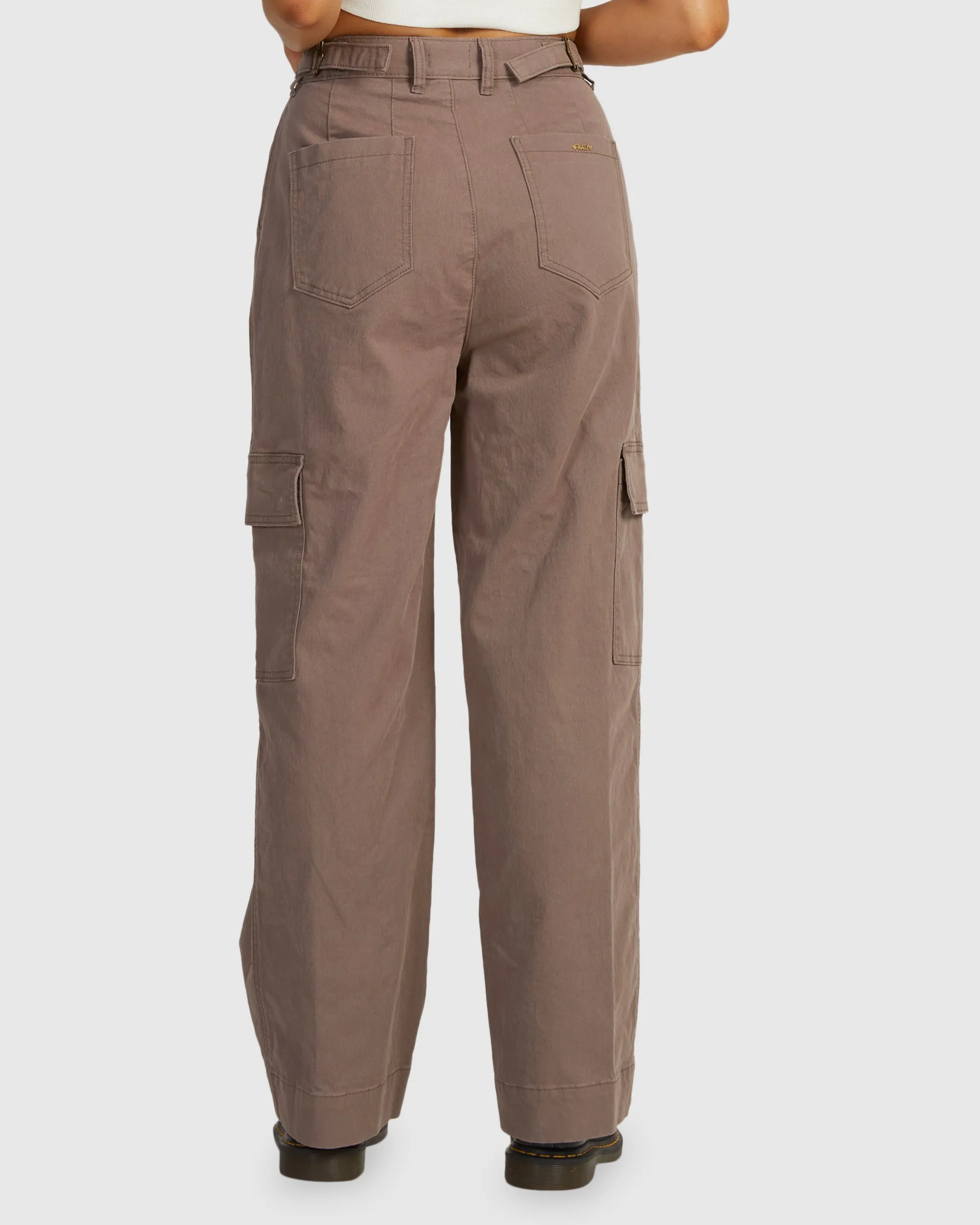 Womens Twill Cargo Pants